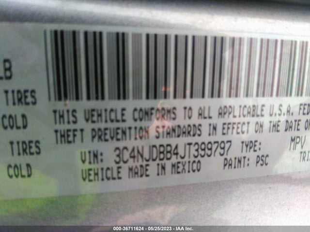 3C4NJDBB4JT399797 Jeep Compass Latitude