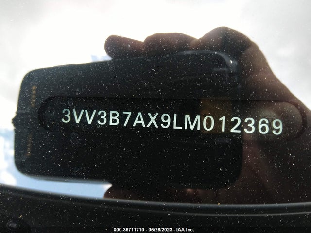 2020 VOLKSWAGEN TIGUAN SE/SEL/SE R-LINE BLACK VIN: 3VV3B7AX9LM012369