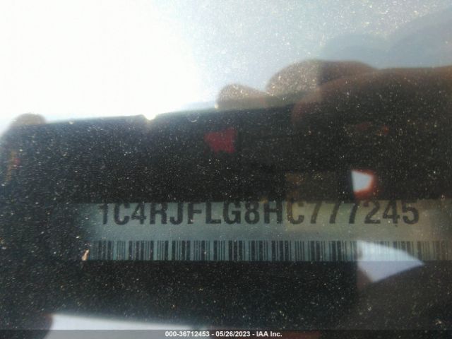 1C4RJFLG8HC777245 Jeep Grand Cherokee Trailhawk