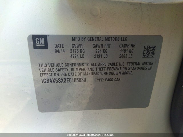 1G6AX5SX3E0185839 Cadillac Cts Sedan Luxury Awd