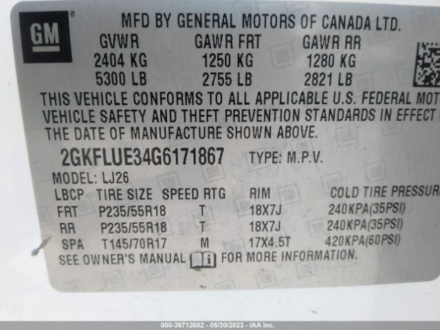 2GKFLUE34G6171867 GMC Terrain Slt