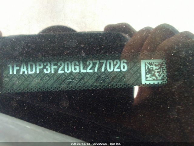 1FADP3F20GL277026 Ford FOCUS SE
