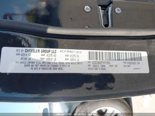2C3CDXBG7FH717931 Dodge Charger Se