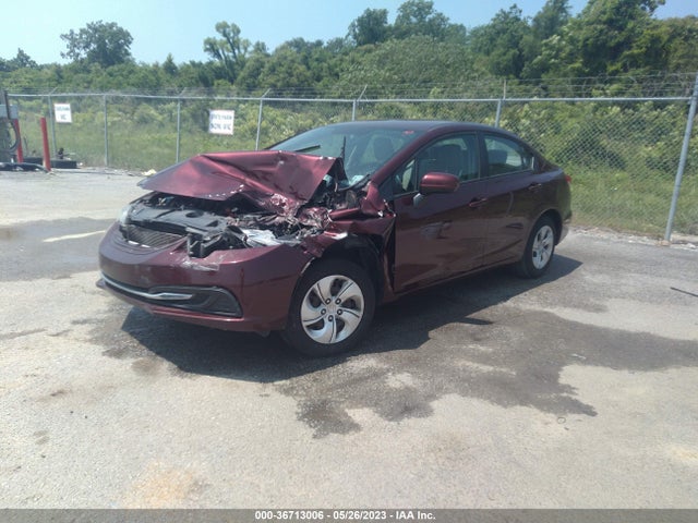 2014 HONDA CIVIC SEDAN LX VIN: 19XFB2F50EE033887