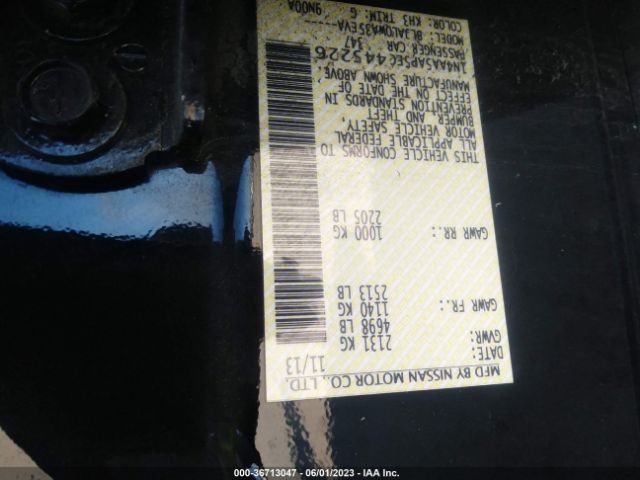 1N4AA5AP5EC445226 Nissan Maxima 3.5 S