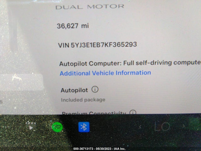 Tesla Model 3 Long Range/performance 2019 5YJ3E1EB7KF365293 Image 10