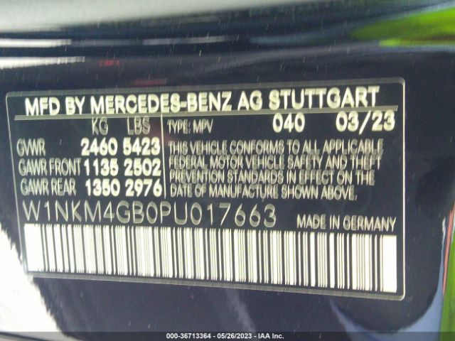 W1NKM4GB0PU017663 Mercedes-Benz Glc Glc 300