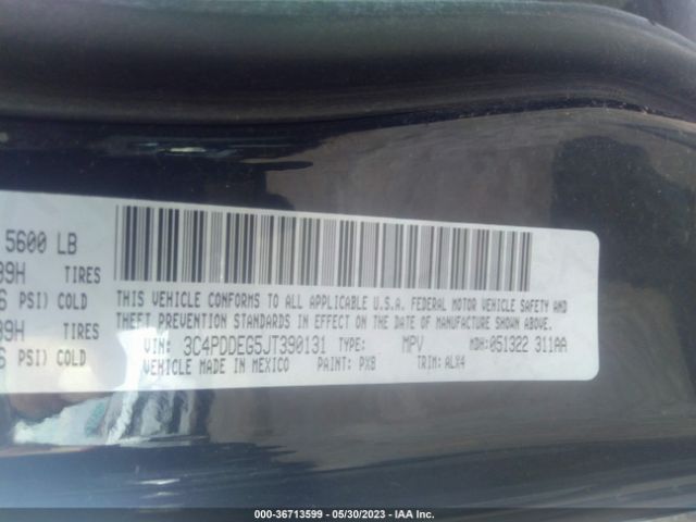 3C4PDDEG5JT390131 Dodge JOURNEY GT
