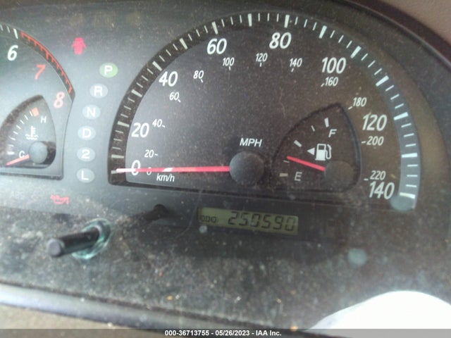 2002 TOYOTA CAMRY XLE/LE/SE VIN: 4T1BF30K52U033772