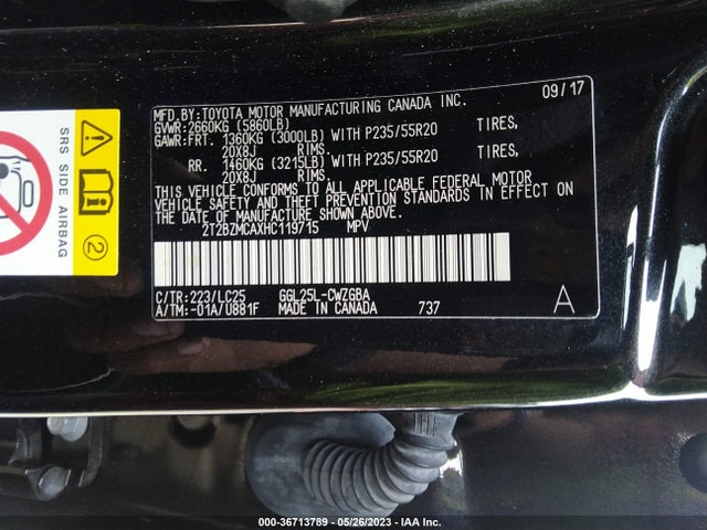 Lexus Rx Rx 350 2017 2T2BZMCAXHC119715 Image 9