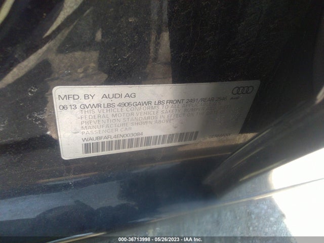 WAUBFAFL4EN003084 Audi A4 PREMIUM