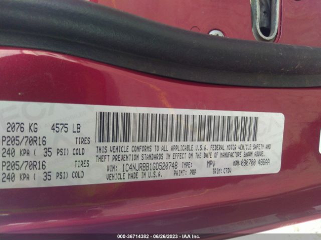 1C4NJRBB1GD520748 Jeep Patriot Sport