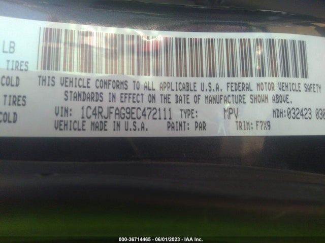 Jeep Grand Cherokee Laredo 2014 1C4RJFAG9EC472111 Image 11