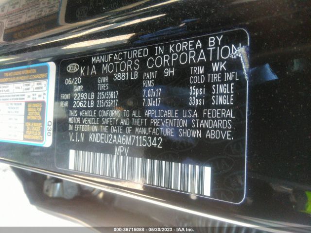 KNDEU2AA6M7115342 KIA SELTOS S