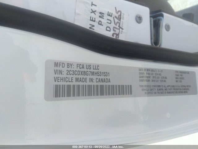 Dodge Charger Sxt 2021 2C3CDXBG7MH531531 Image 9