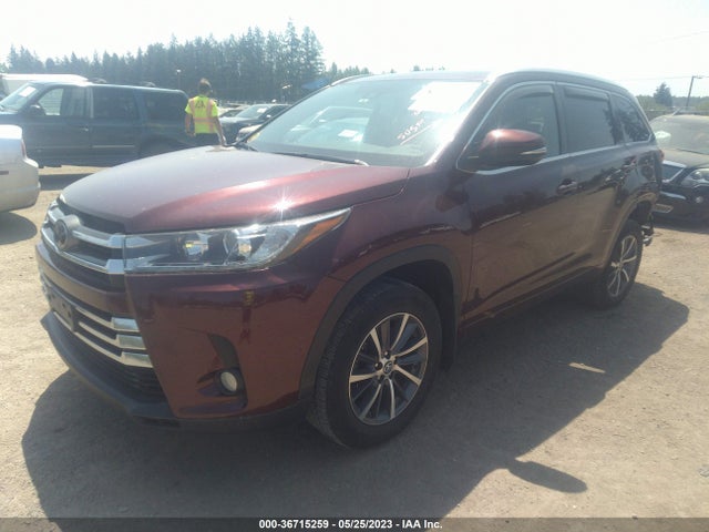 Toyota Highlander Xle/se 2017 5TDJZRFH2HS376817 Image 2