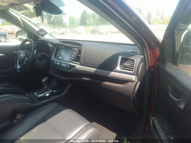 Toyota Highlander Xle/se 2017 5TDJZRFH2HS376817 Image 6