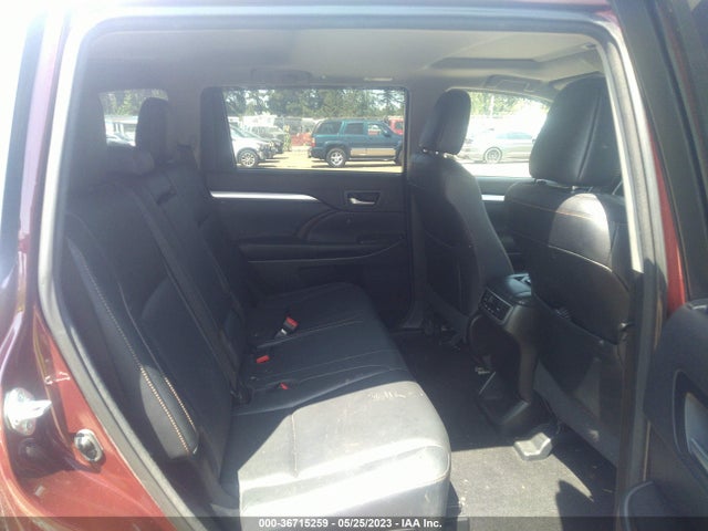 Toyota Highlander Xle/se 2017 5TDJZRFH2HS376817 Image 9