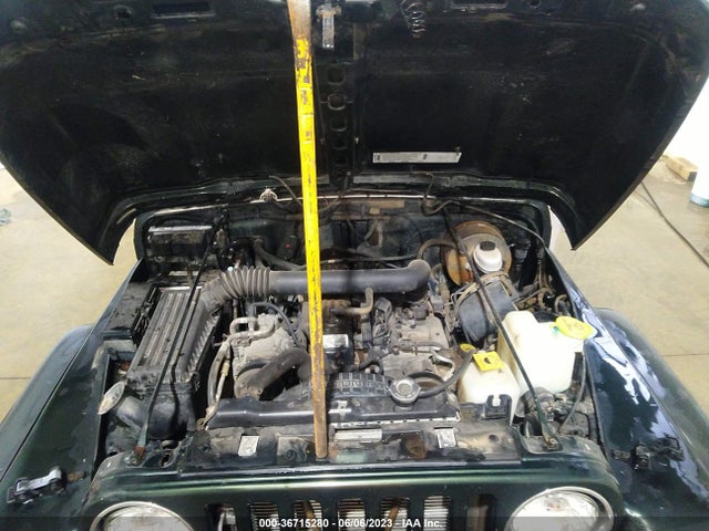 1997 JEEP WRANGLER SAHARA VIN: 1J4FY49S2VP498077