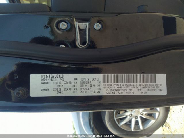 3C4PDCBG2FT752292 Dodge Journey Sxt