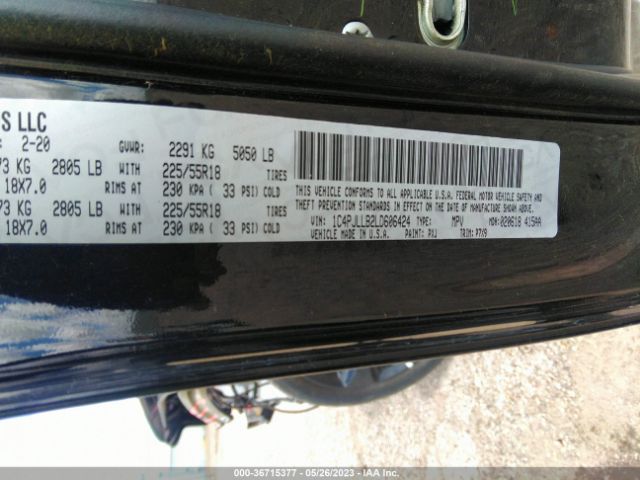 1C4PJLLB2LD606424 Jeep Cherokee Altitude