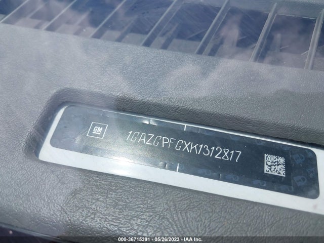 Chevrolet Express Passenger Lt 2019 1GAZGPFGXK1312817 Image 10