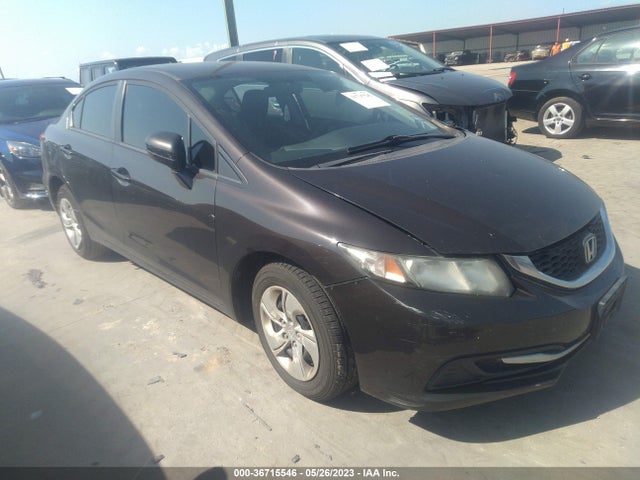 Honda Civic Sedan Lx 2014 2HGFB2F52EH508297 Image 1