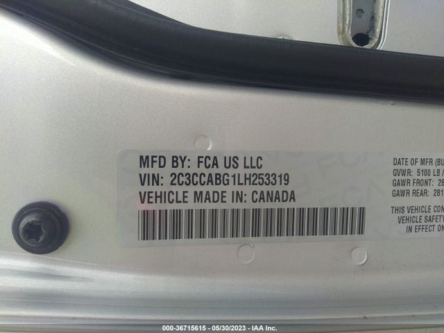2020 CHRYSLER 300 300S VIN: 2C3CCABG1LH253319