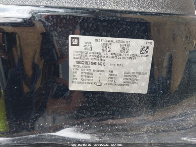 1GKS2MEF1ER114913 GMC YUKON XL DENALI