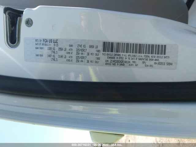 Dodge Grand Caravan Se 2016 2C4RDGBGXGR140104 Image 9