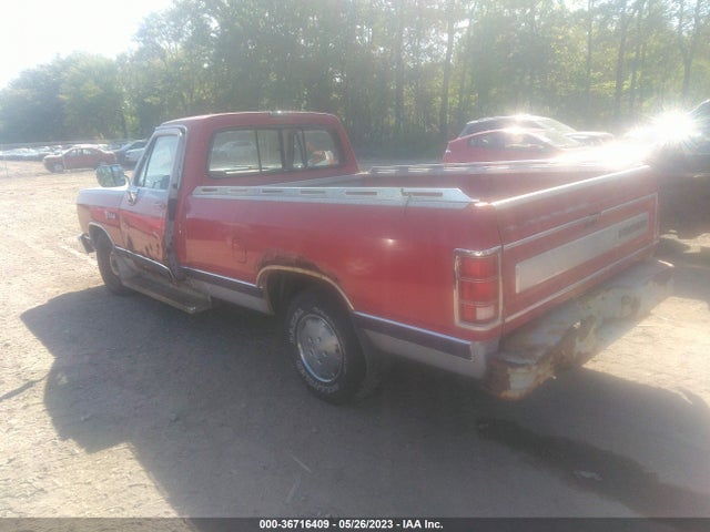 1988 DODGE D-SERIES D150 VIN: 1B7HD14YXJS629445