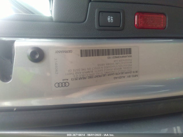 WAUANAF43HN031163 Audi A4 PREMIUM