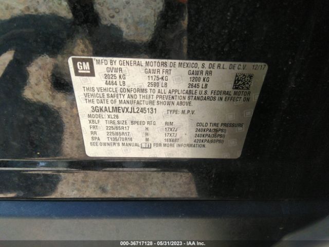 3GKALMEVXJL245131 GMC Terrain Sle