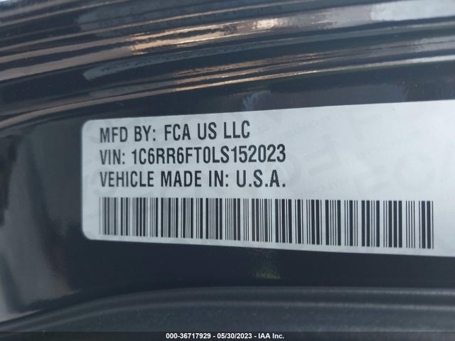 1C6RR6FT0LS152023 RAM 1500 Classic Tradesman/express