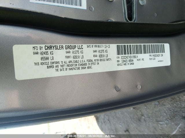 Dodge CHARGER R/T 2014 2C3CDXDTXEH199614 Image 9