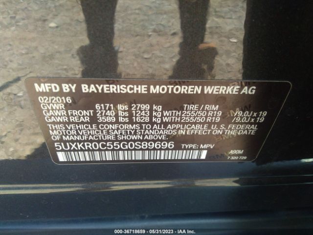 5UXKR0C55G0S89696 BMW X5 Xdrive35i