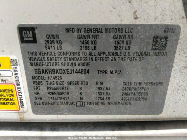 5GAKRBKDXEJ144894 Buick Enclave Leather