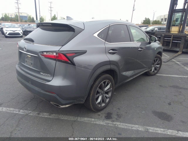 2015 LEXUS NX 200T F SPORT VIN: JTJYARBZ8F2002265