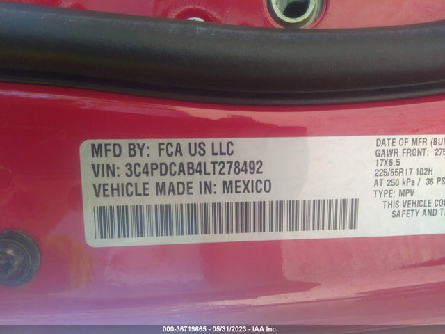 Dodge Journey Se Value 2020 3C4PDCAB4LT278492 Image 9