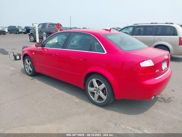2005 AUDI A4 3.0L VIN: WAULT68E85A040378