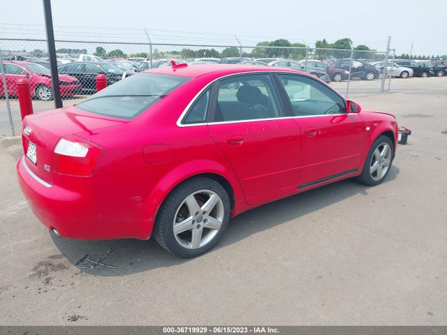 2005 AUDI A4 3.0L VIN: WAULT68E85A040378