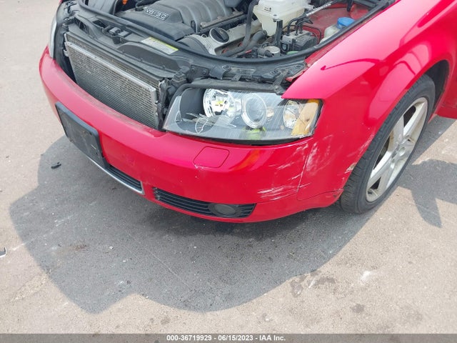 2005 AUDI A4 3.0L VIN: WAULT68E85A040378