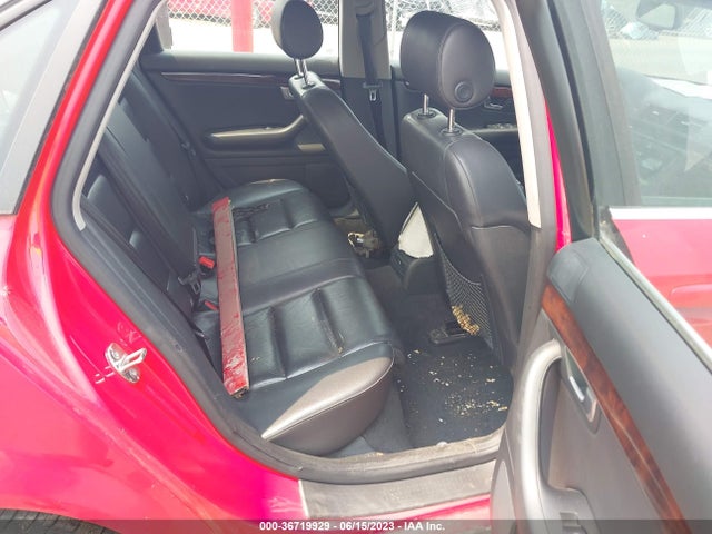 2005 AUDI A4 3.0L VIN: WAULT68E85A040378