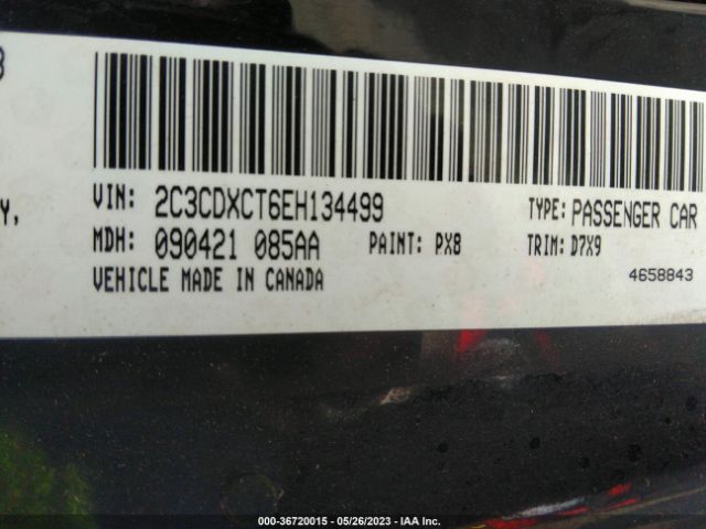 2C3CDXCT6EH134499 Dodge Charger Rt