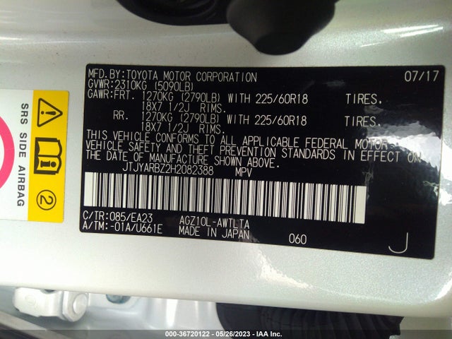 JTJYARBZ2H2082388 Lexus Nx Nx Turbo