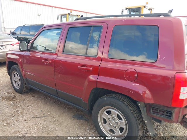 2014 JEEP PATRIOT SPORT VIN: 1C4NJPBA0ED662596