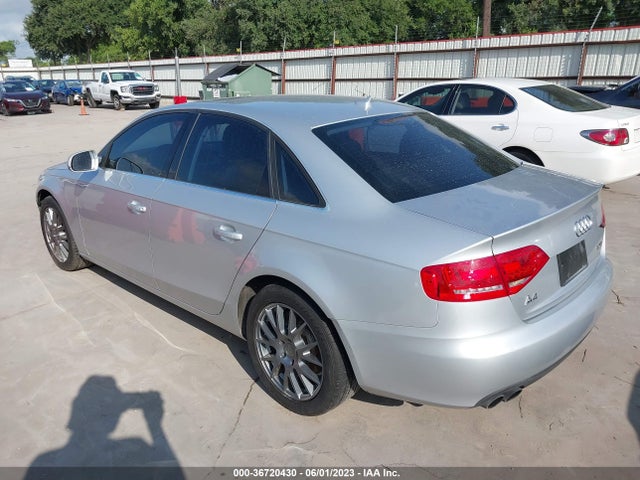 2011 AUDI A4 2.0T PREMIUM PLUS VIN: WAUEFAFL9BN049177