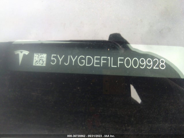 5YJYGDEF1LF009928 Tesla Model Y Long Range/performance