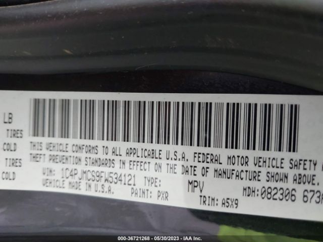 1C4PJMCS9FW534121 Jeep Cherokee Latitude