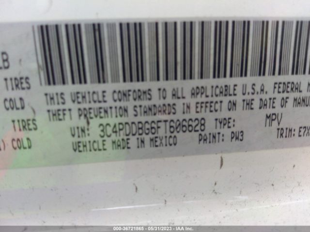 3C4PDDBG6FT606628 Dodge Journey Sxt